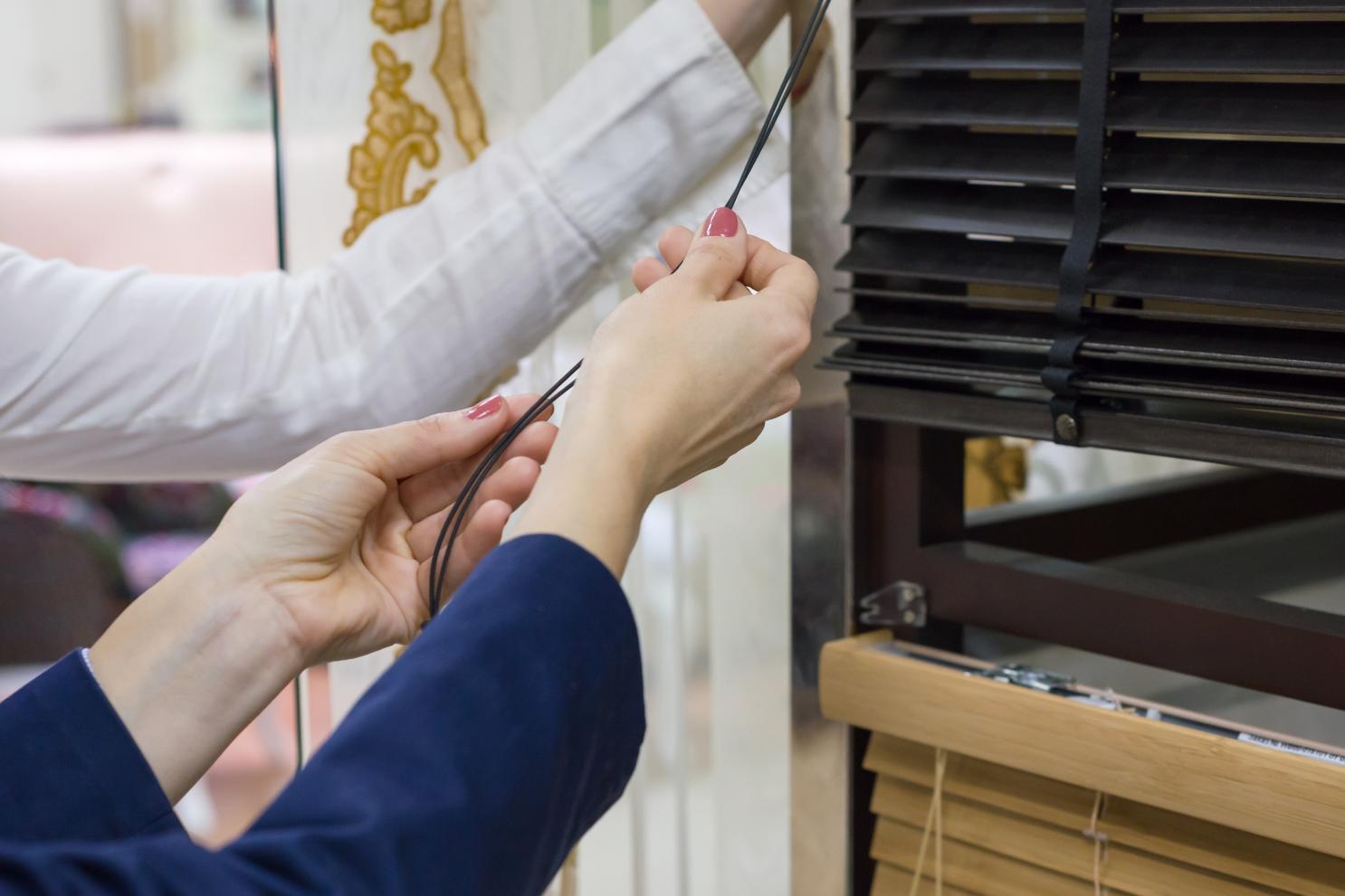 Customer selecting HVAC system options